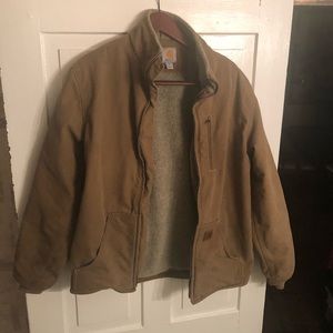 Men’s Sherpa lined jacket.